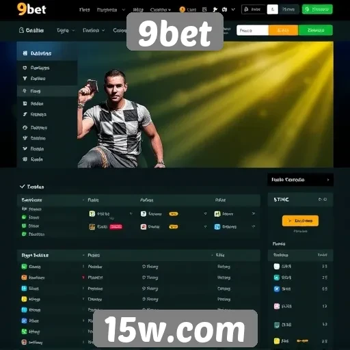 Interface e usabilidade do site 9bet